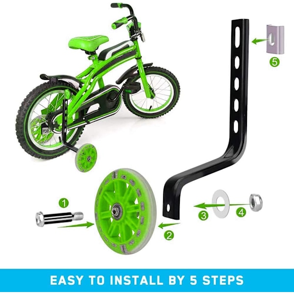 Hjälphjul, Universal cykelstabilisator cykelstabilisatorhjul, cykelträningshjul, barncykelstabilisator, träning
