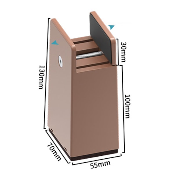 Justerbare sengestøttefødder, 10 cm robuste møbelfødder, til sengestøttetykkelse 10-37 mm, senghøjde, sofa, skrivebord, garderobe