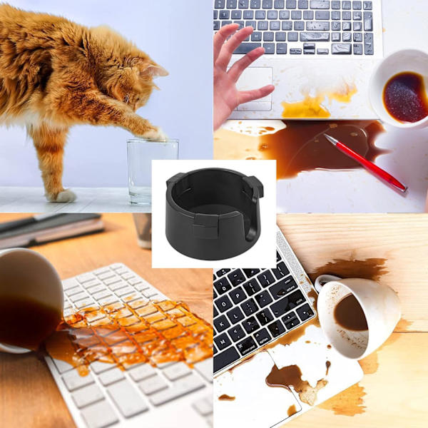 Spildsikker Kopholder, Justerbar Indvendig Diameter Underkop, Spildsikker Kaffe Kopholder, Fast Kopholder, Multifunktionel Kopholder, til Hjem Kontor