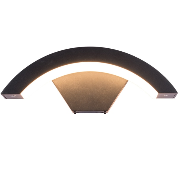 18W LED utendørs vegglampe / buebro - aluminiumhus - IP65