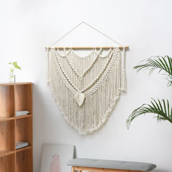 Väggdekorationer i Boho Decor Väggdekorationer - Handvävda bohemiska T