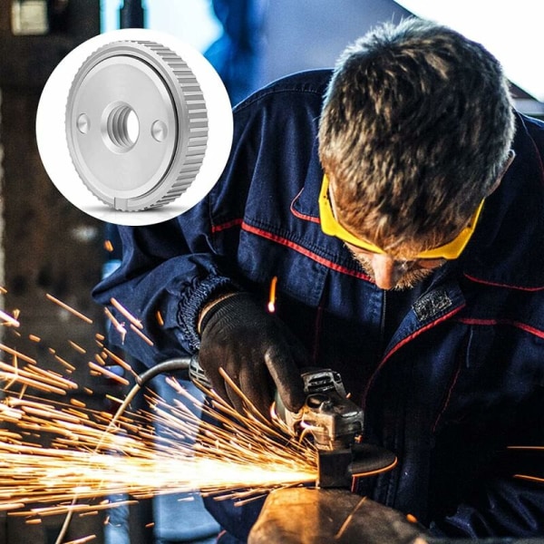 Snabbklämmafläns, M14 SDS Snabbkoppling Snabbkopplingmutter M14 för AEG, Black & Decker, Dewalt, Flex, Hitachi, Metabo, Makita och andra vinkelslipar med M14