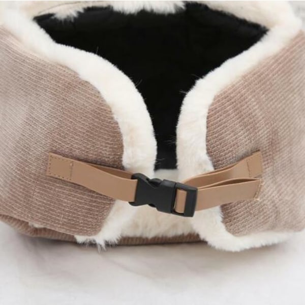 1PC Herr Dam Katt Öra Vinter Mössa Flygare Rysk Soldat Öronlapp