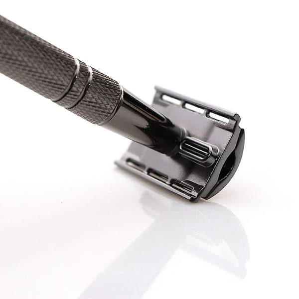 Gammeldags manuel dobbeltsidet barberkniv