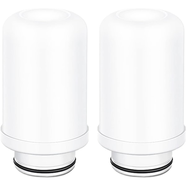 Haneventilfilter, aktivt kulfilter, keramisk filter, udskiftning af keramisk filter, vandrenser til hanen, filtreringssystem (2 vandfilterpatroner