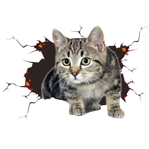Bilsticker, 3D Bilstickere, Katt Bilstickere, Katt Stickere, Bildekorasjon, Personlige Bilstickere, 18*24cm