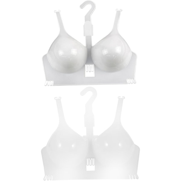 10 st BH-fälla, 25x27 cm Hängande Mannekäng, Plastgalgar, Mannekäng Docka för Vita Blöjunderkläder