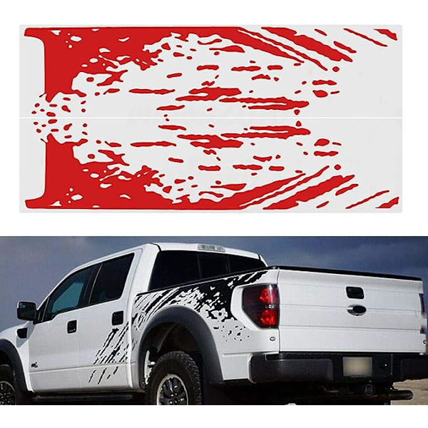 Universal bil auto karosseri side seng mud splash kit racing klistermærke