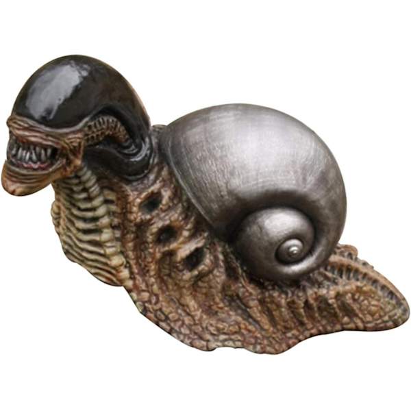 Snegl Statuer Snegle Figur Harpiks Landskab Ornamenter Tommelfingre til