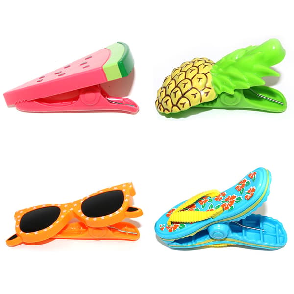 Strandhåndkleklipser Stolklips Håndkleholder, Plastklesklyper H