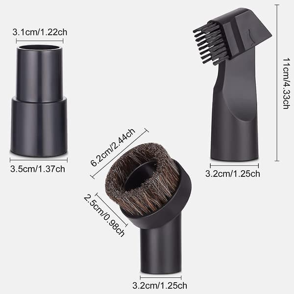Dammsugarmunstycke, dammsugartillbehör, dammsugaradapter, passar 32 mm och 35 mm