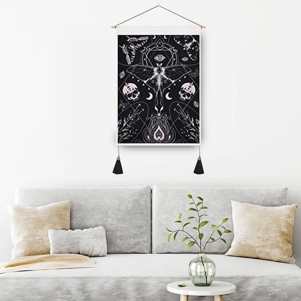 2 kappaletta Tarot-seinävaate, Kuu ja Aurinko -seinävaate
