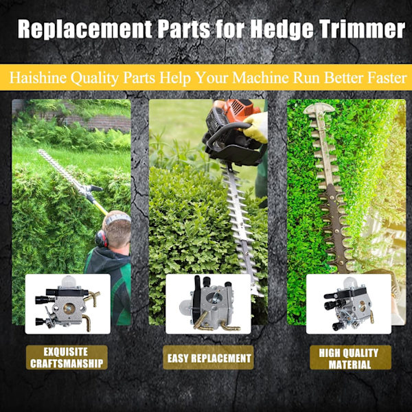 Förgasare för STIHL HS81 HS81R HS81RC HS81T HS86 HS86R HS86T Trimmer 4237