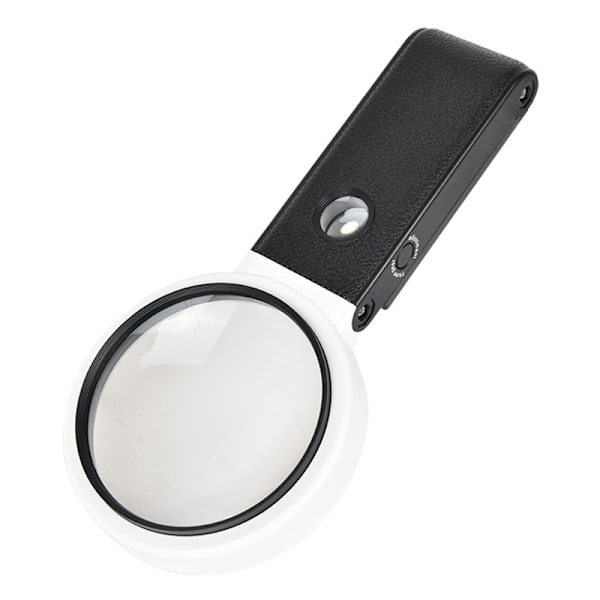 Sammenfoldelig lup med LED-lys - HD B 90mm 5X 25X 1 stk