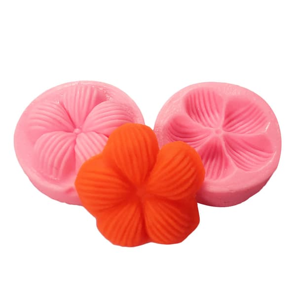 Plommonblomma blomma silikon fondantform kök sockerpasta bakning