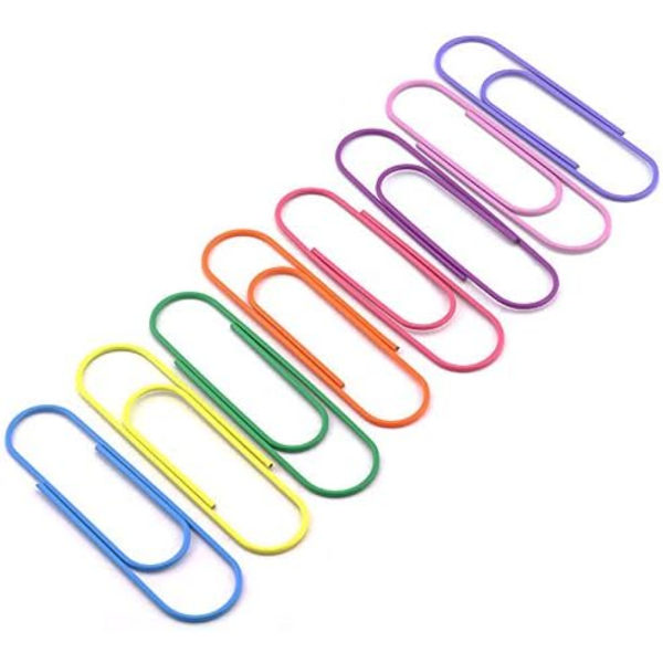 30 store, søde 4-tommer papirclips