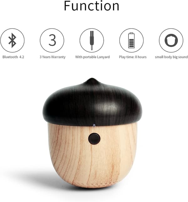 Mini Bluetooth-høyttaler - Trådløs Bluetooth-høyttaler med forbedret