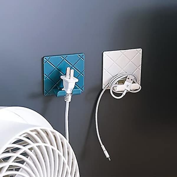 2 stk pluggkabelholder krok pluggkabelarrangør for stue Stu