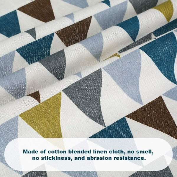Rund bordsduk 150 cm bomull och linnetyg enkel twill bordsduk nordisk stil