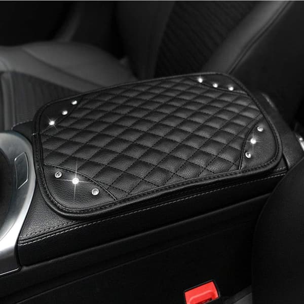 Auto Center Console Pad PU Läder Bil Armstöd Säte Box Cover Pro