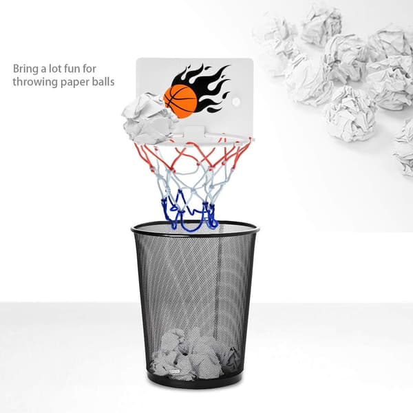 Mini basketkorg och bollar - Sovrum Badrum Toalett Kontor D