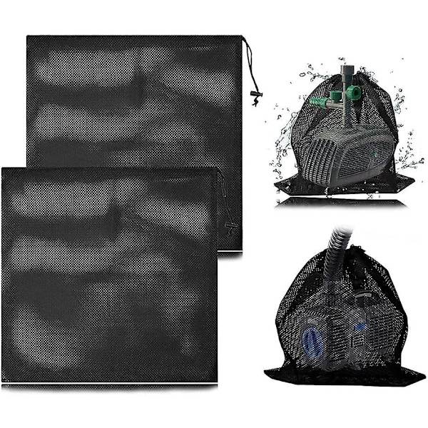 2 st Pump Mesh Bag, Mesh Vattenpump Filter Bag, Pump Barriär