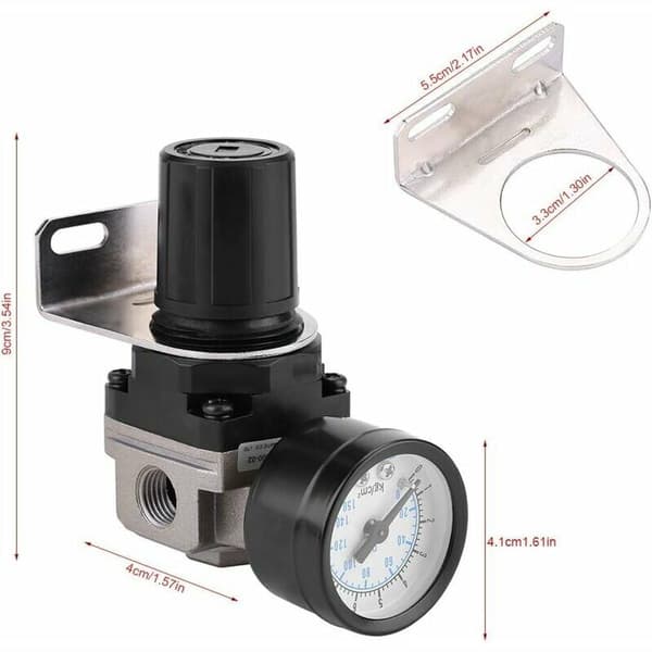 Lufttrykksregulator, AR2000-02 G1/4 Luftdrevet kompressor med