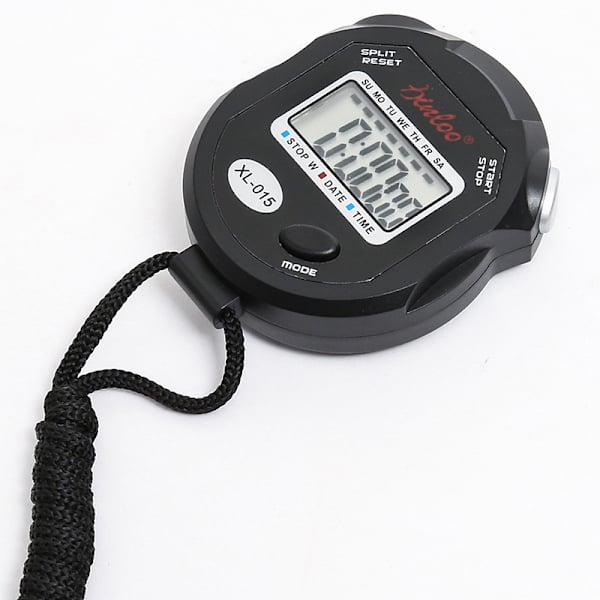 1 stk. Multifunktionel elektronisk stopur, sports stopur, ABS D