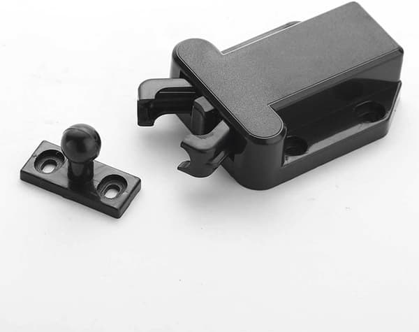 8 stk. Touch Release Catches Latch Push Loose Non-Magnetic Door