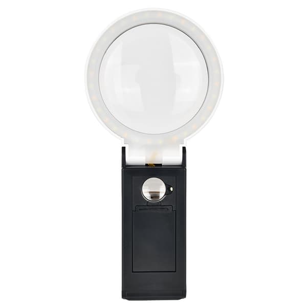 Sammenfoldelig lup med LED-lys - HD B 90mm 5X 25X 1 stk