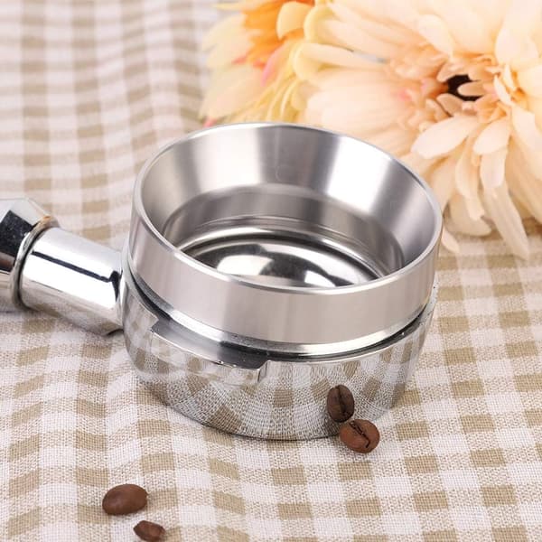 58mm Sølv Aluminiumlegering Universal Kaffe Magnetisk Dosering Ring