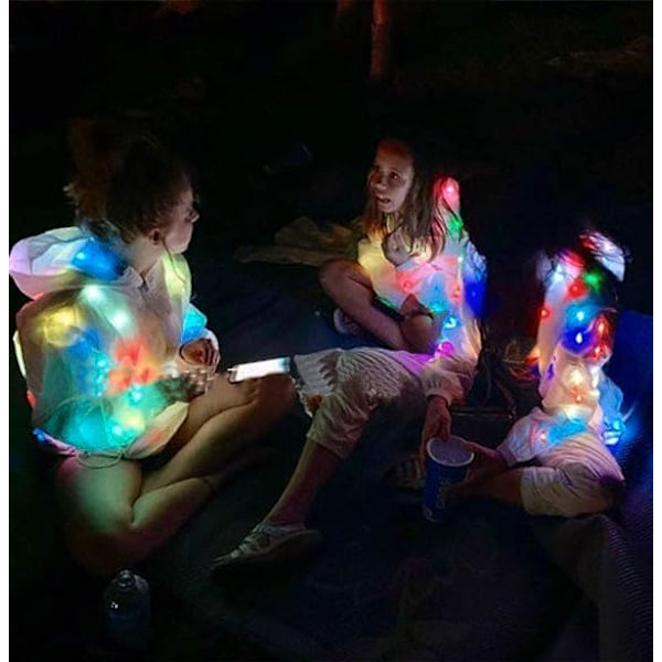 Miesten ja naisten LED-salama-takki Baseball Hoodie Sports Coat