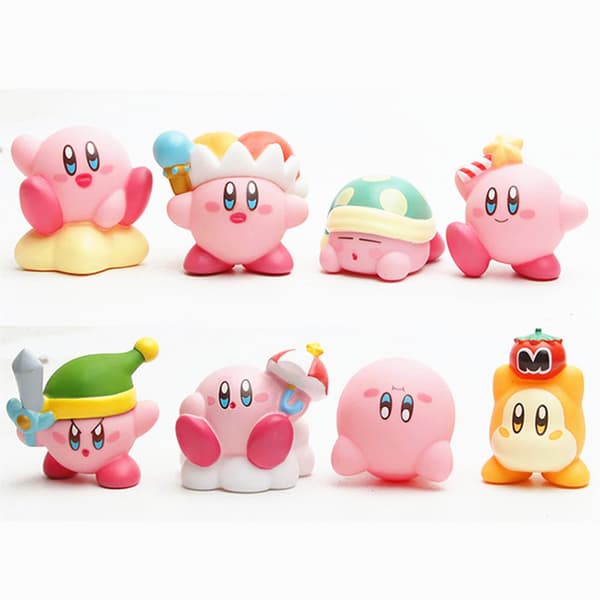 Nr 8 Nintendo Kirby Actionfigur Present Serie Barn Dockor 8