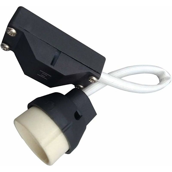 GU10 Lampehenger, Pærekontakt, Adapter for LED og Halogen, Keramisk Base og Klemmeskrue