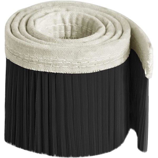 Kaiverruskoneen pölynpeite imurille - 100 mm harja - CNC-kaiverruskoneen pölynpeite karanmoottorille ja jyrsinkoneelle (musta, 2 m x 1