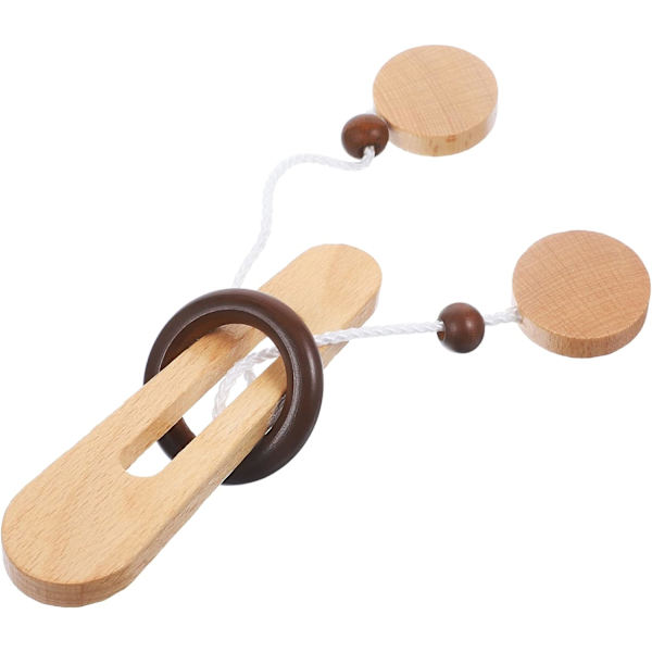 Träpussel Hjärngympa Trädning Rep Upplåsning Interlocking