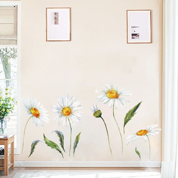 Kreativa söta blommor wallsticker, wall sticker sticker, wall de