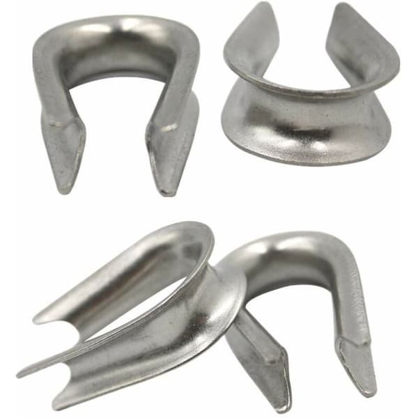 20 stk. 304 rustfrit stål kabelterminaler til 3 mm wire