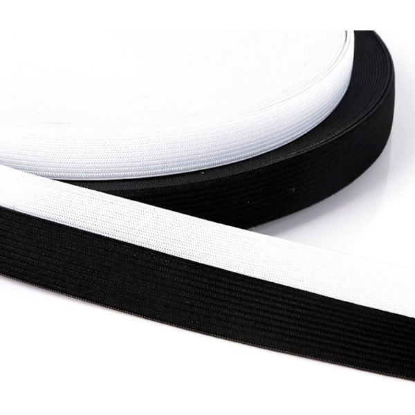 14M Syelastiska band, 20mm bred elastisk midjebandsband för byxor S