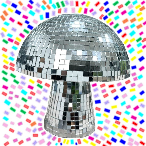 Svampsdiscokula, Disco spegelreflekterande kula, Spegelsvampsdiscokula