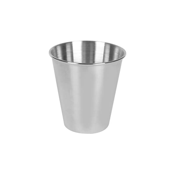 Pieces Mini Vinglass i Stål, Stablebare Mini Metallkopper, Stablebare Vinglass i Rustfritt Stål, for Hjem, Utendørs, Camping, Reise (70 ml)