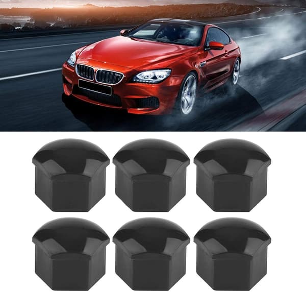 Hjulmutterhetter til bil 20 stk 19mm Hjulmutterhetter til bil Auto Nav Skrue Bolt Deksel Felger Utvendig Beskyttelse