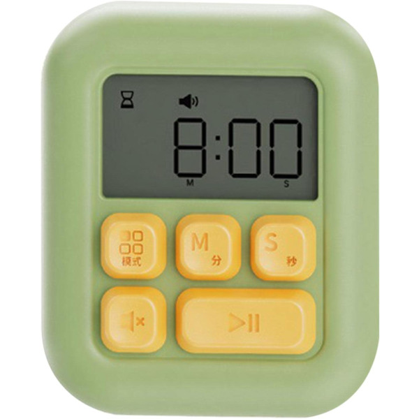 Kök Timer - Justerbar Nedräkningstimer med Magnetisk Baksida och