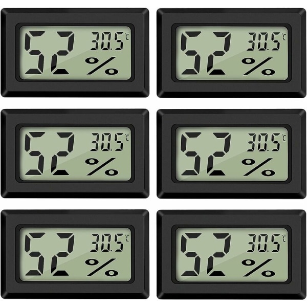 Mini Digital LCD Termometer Hygrometer Temperatur Fugtighed -507