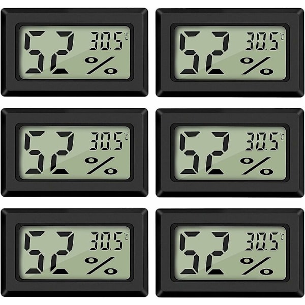 Mini digital LCD-termometer hygrometer temperatur fuktighet -507