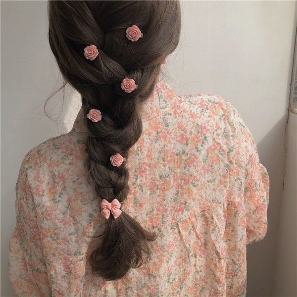 20pcs pink cute Hairpin