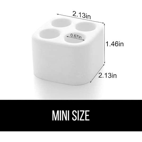 2 kpl piimahappobakteerihammasharjateline Diatomite-hammasharjatarra Kestävä Mini-hammas