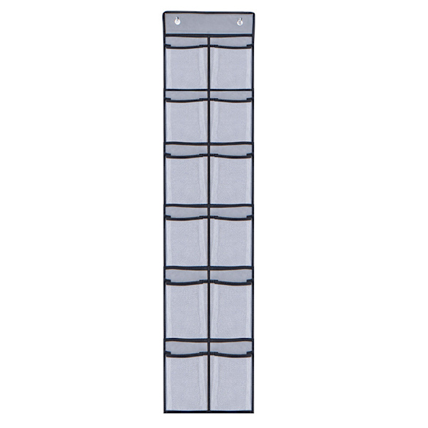 Non-Woven Oppbevaringspose med 12 Rom (Grå)