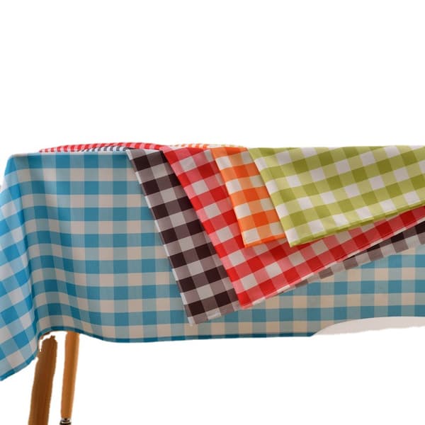 Fashions Gingham Check -pöytäliina, 60 x 60 tuumaa, punainen