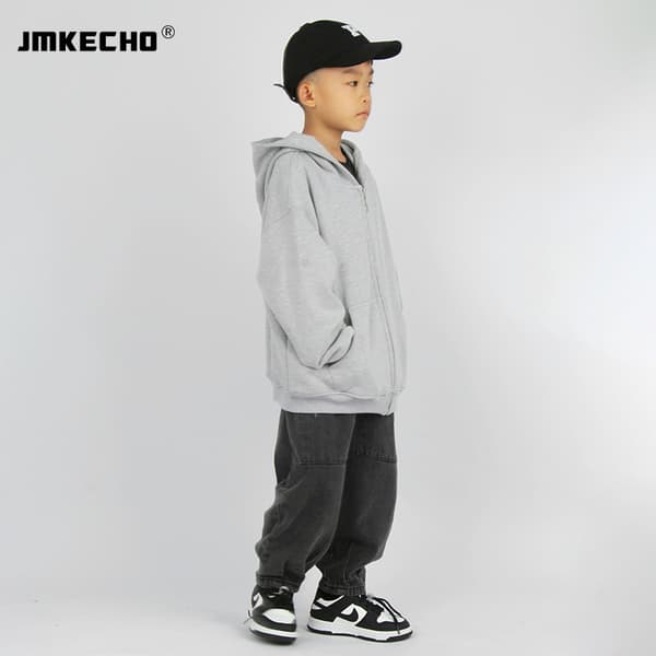 Fleece-hettegensere med glidelås for småbarn og babygutter